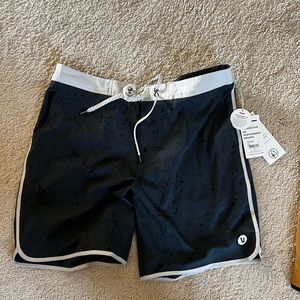 Vuori Boardshorts Navy speckle size 34 NWT